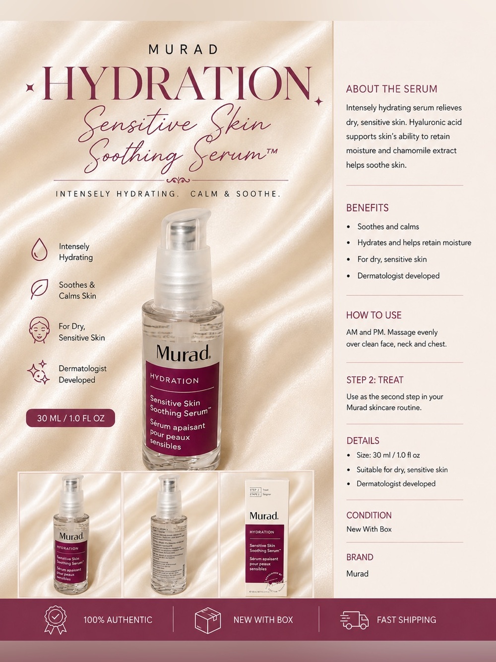Murad Hydration Sensitive Skin Soothing Serum